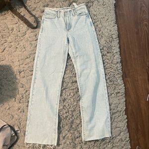 garage wide leg jeans